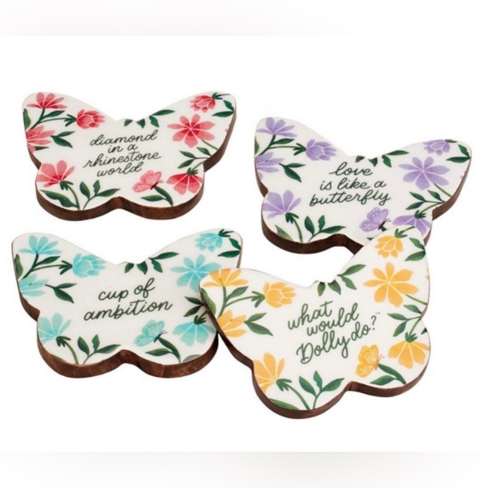 NWT. Set of four Dolly Parton coasters. - Picture 3 of 3